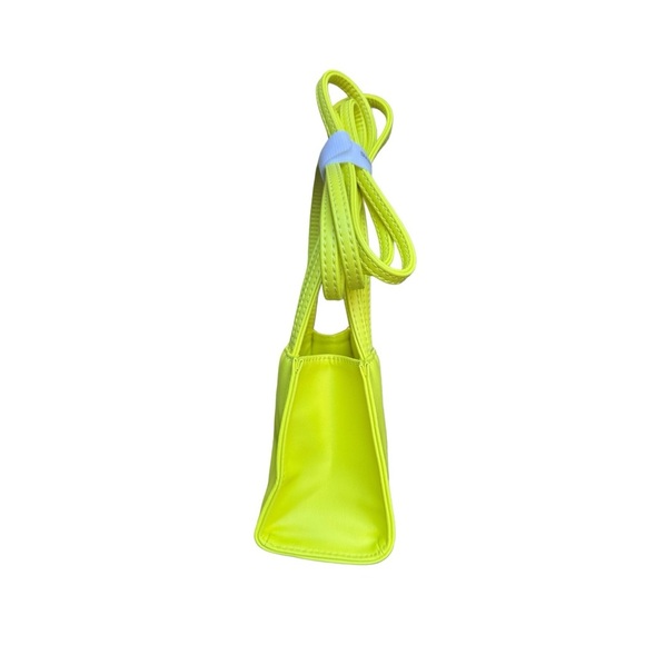 Telfar Small Shopping Bag Highlighter Yellow - Picture 5 of 9